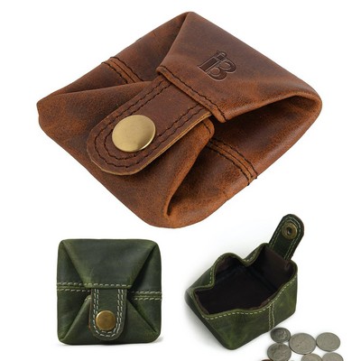 Genuine Leather Mini Coin Purse