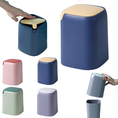 Compact Desk Waste Bin: Stylish Desktop Trash Can