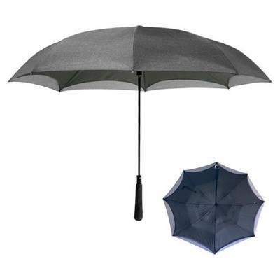 48" Arc Heathered Inversion Umbrella