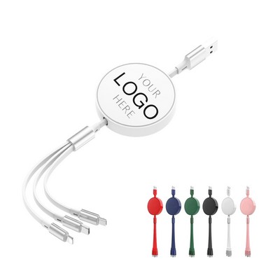 3 in 1 Retractble fast charging cable