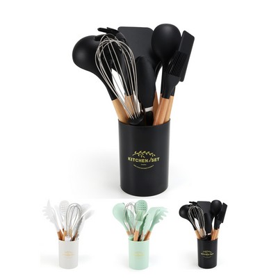 10 Piece Silicone Kitchenware Cooking Utensil Set