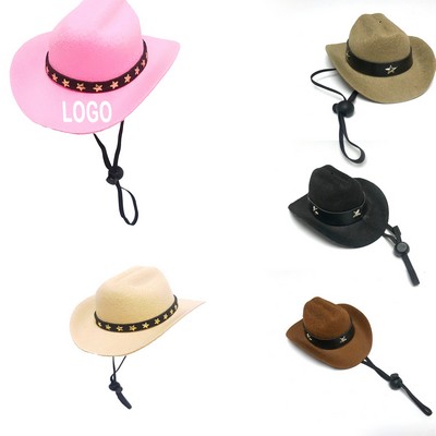 Pet Dog Cowboy Hat