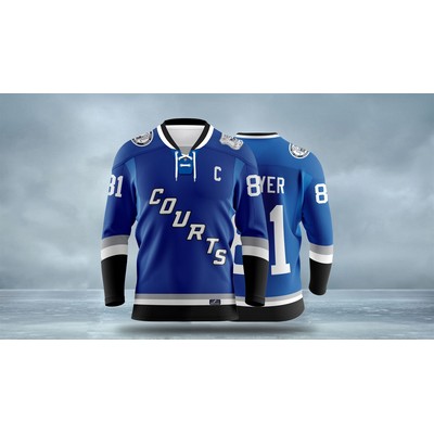 Custom Performance Sublimated Ice Hockey Jersey With Lace