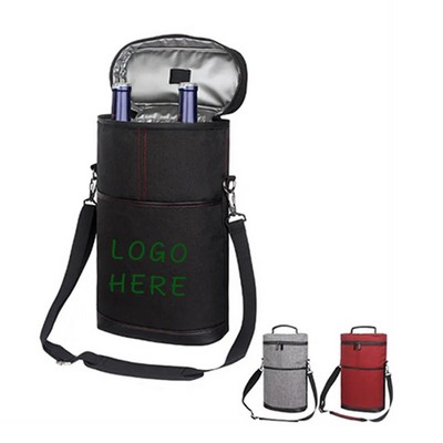 Insulated Wine Carrier Bag for Outdoor