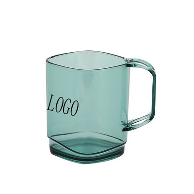 Square Transparent Mouthwash Cup