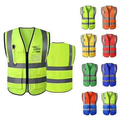 Sleeveless Safety Reflective Vest