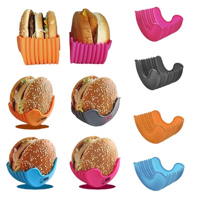 Silicone Hamburger Anti-Dirty Fixed Box