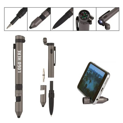 6-in-1 Outdoor Ballpoint Utility Pen