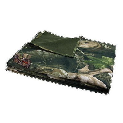 Rapid Dominance Tactical Camouflage Tree Bark Fleece Blanket