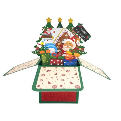 3D Christmas Folding Greeting Card