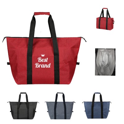 Insulated Grocery Thermal Tote Bags for Frozen Cold Hot Food