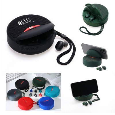 2 in 1 Portable Speaker w/Earphone