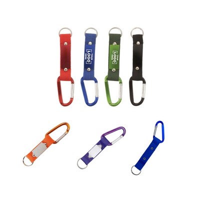 Carabiner Keychain with Strap