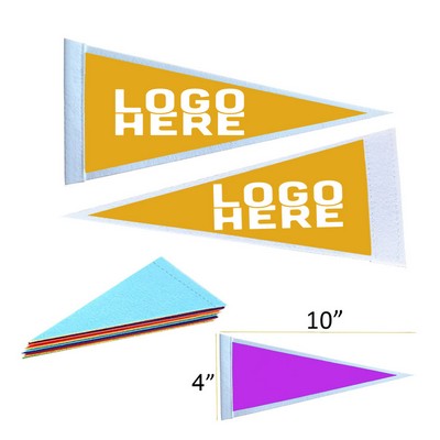 4" x 10" Double-sided Felt Pennant