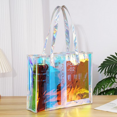 PVC Clear Jelly Illusion Tote Bag