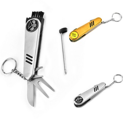 Golf Cleaning and Repair Multi-Tool