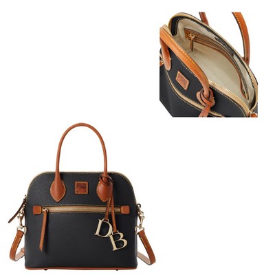 Dooney & Bourke Pebble Grain Domed Satchel Bag