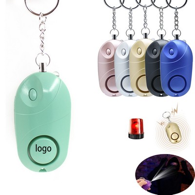 130 Db Personal Safety Alarm Keychain With Led Light