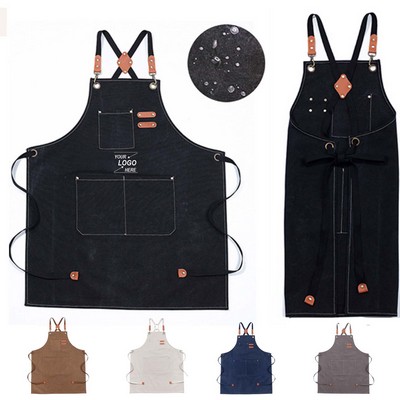 Durable Canvas Work Apron with Pockets