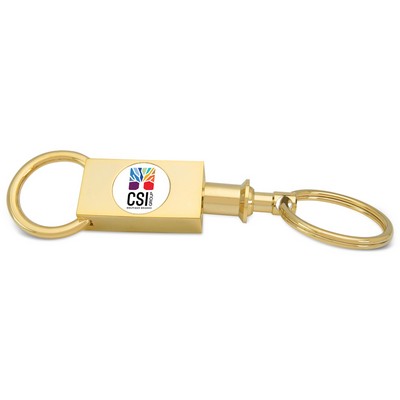 Two-section Key Ring Gold