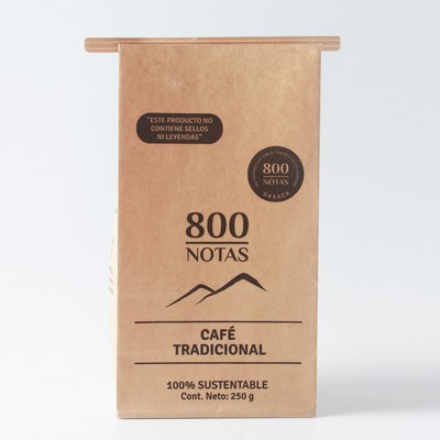 250g Kraft Tin Tie Closure Brown Coffee Bag