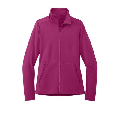 Port Authority® Women's Accord Stretch Fleece Full-Zip