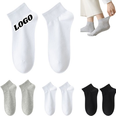 Custom-Made Short Socks Of Pure Cotton