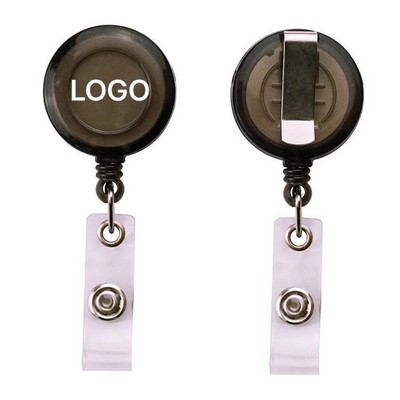 Plastic Retractable Badge Holder Clip