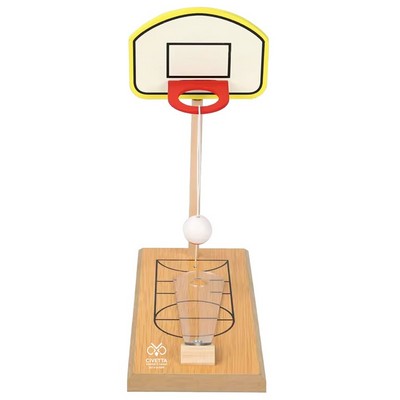 Mini Wooden Desktop Basketball Game