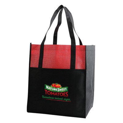 Non Woven Shopping Bag - Full Color Transfer (13"x15"x10")