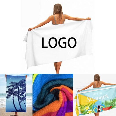 Large Size Customizable Beach Towel Shawl Bath Towel