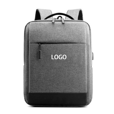 Laptop Backpack W/ Earphone Jack And Usb Charging Port