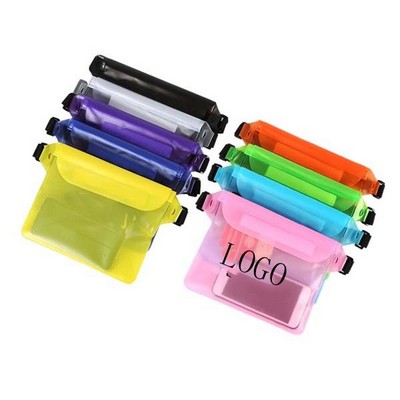 Waterproof Pouch Bag W/ Adjustable Waist Strap