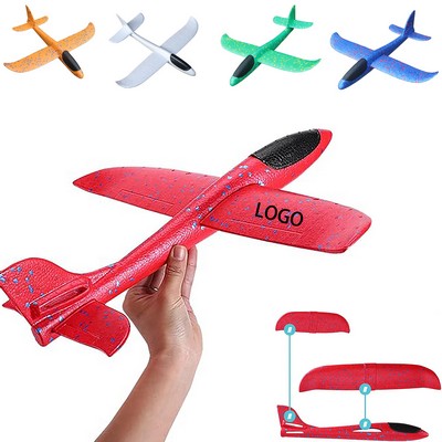 Throwing Foam Glider Airplane