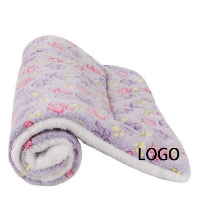 Flannel Pet Bed - Cozy Cat & Dog Blanket for Winter