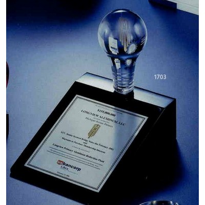 Lightbulb on Base Embedment/Award