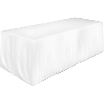 8' Blank Fitted Table Cover