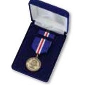 Velour Presentation Box for up to 1.25" Medal w/ Drape