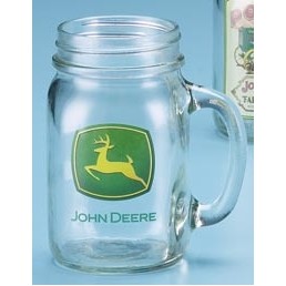 John Deere Logo Drinking Jar