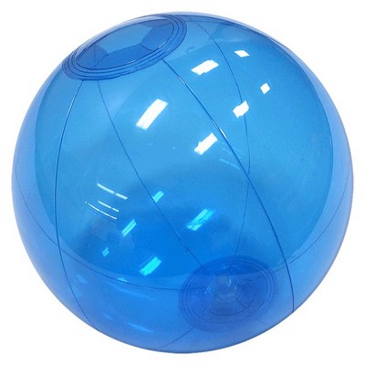 9" Inflatable Translucent Blue Beach Ball