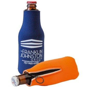 FoamZone Zippered Bottle Cooler