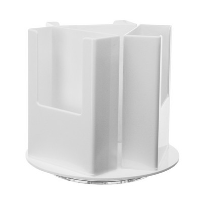 White 3 Pocket Rotating Holders (4"x9" Insert)