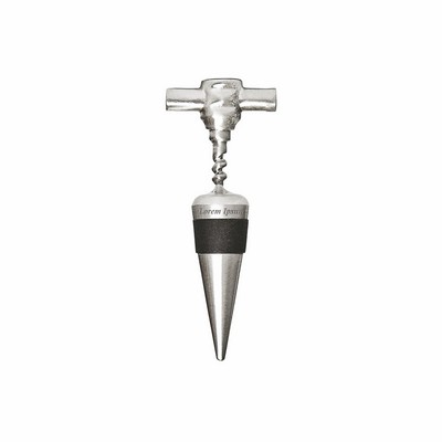 Classico Solid Stainless Steel Pocket Corkscrew Top Bottle Stopper