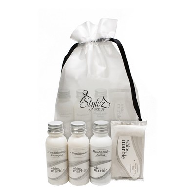 White Marble Amenity Kit