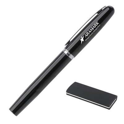 Diplomat Black Rollerball Pen