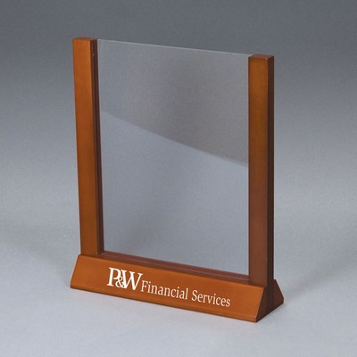 Maple Wood Countertop Sign Holder - 5w x 7h