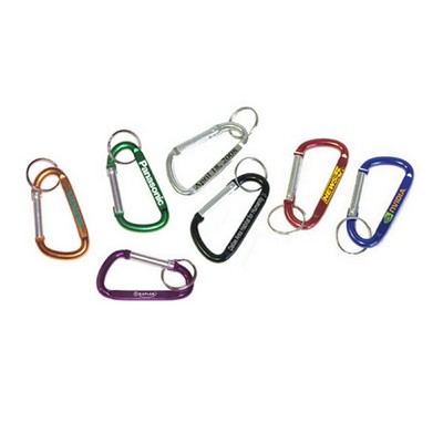 Carabiner with Split Key Ring (6 Cm)