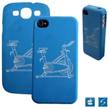 Silicone Phone Case w/Debossed and Color Filled Logos