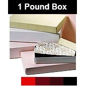 1 Lb. Everyday 2 Piece Candy Box w/Color Lid (9 3/8"x6"x1 1/8")