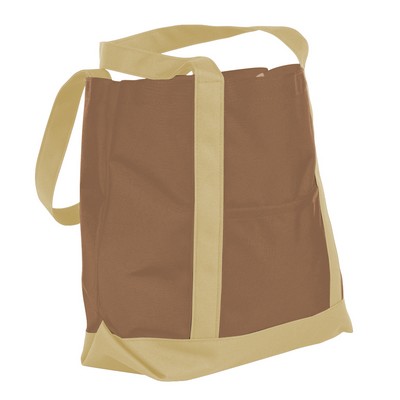 Reinforced 600 Denier Polyester Boat Tote (13"x12")